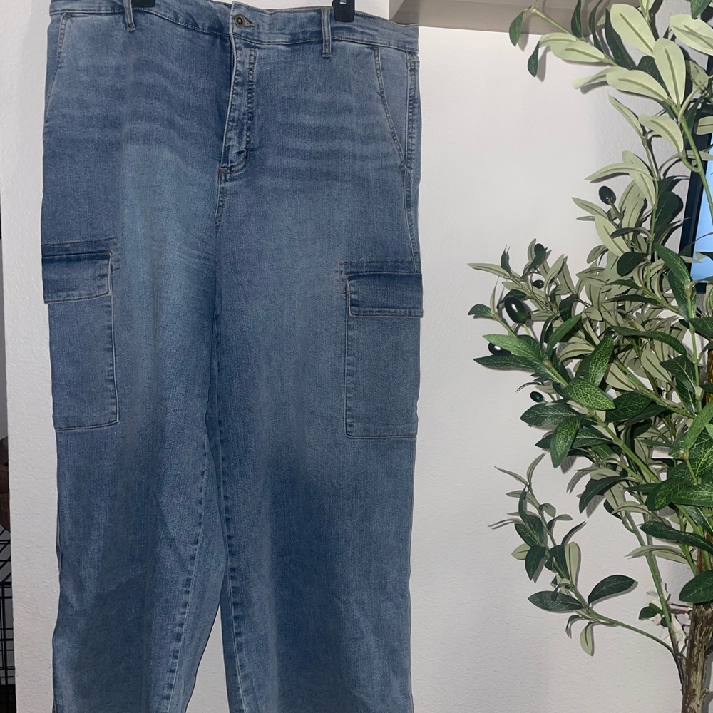 Jessica Simpson Wide Leg Denim Jeans